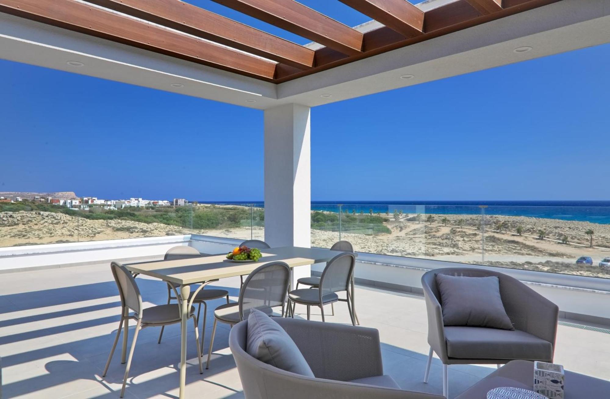 Beachfront Luxury Villa Idania Ayia Napa Exterior foto