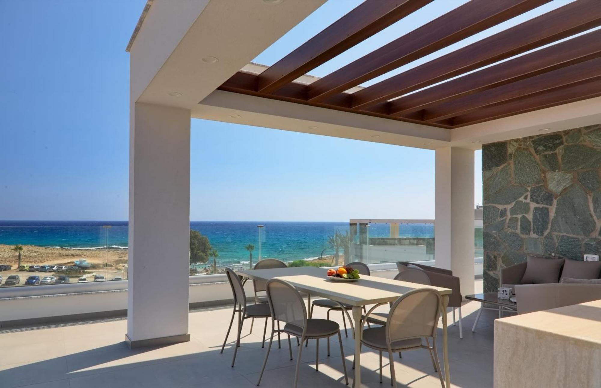 Beachfront Luxury Villa Idania Ayia Napa Exterior foto
