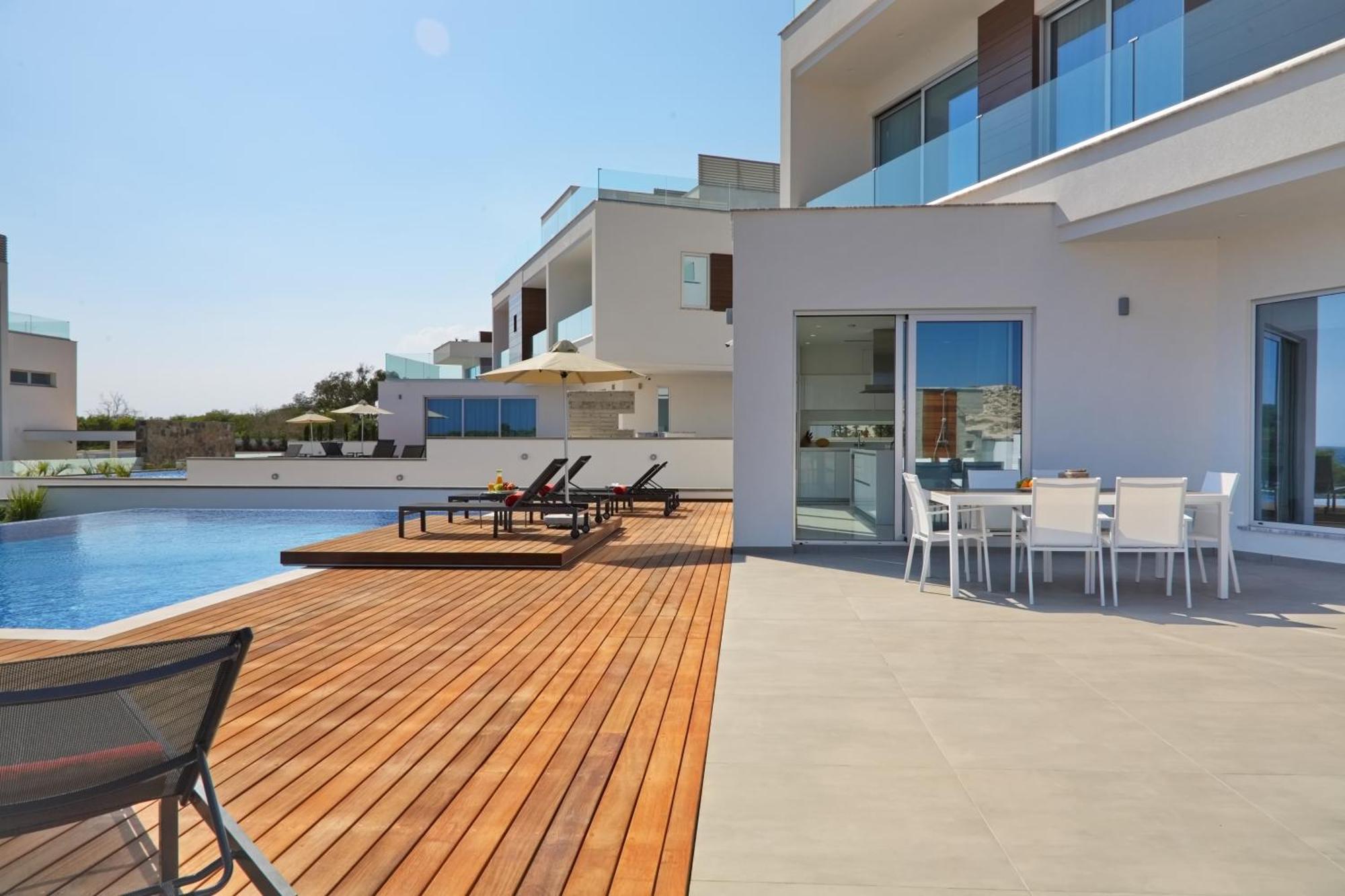 Beachfront Luxury Villa Idania Ayia Napa Exterior foto