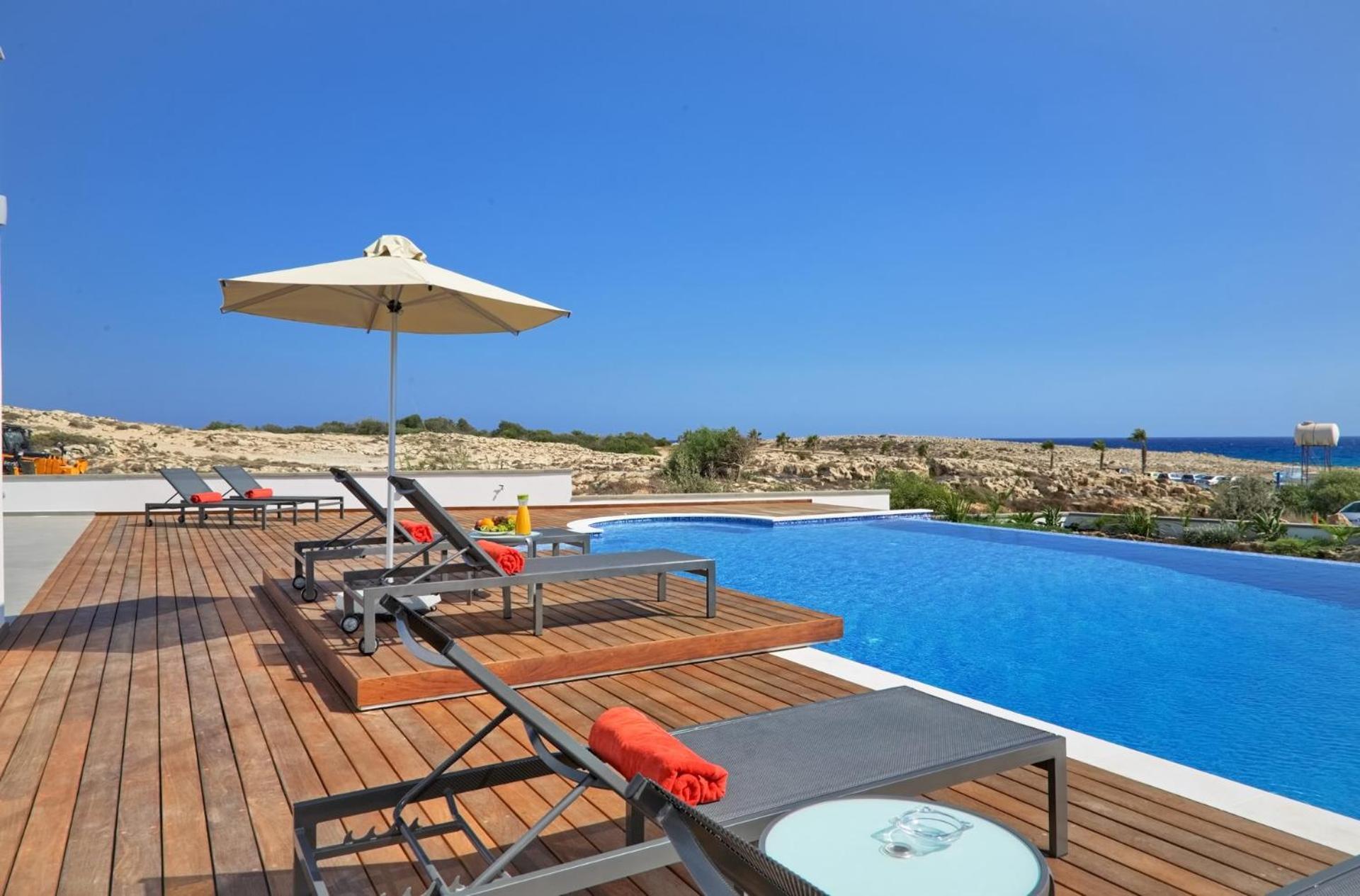 Beachfront Luxury Villa Idania Ayia Napa Exterior foto