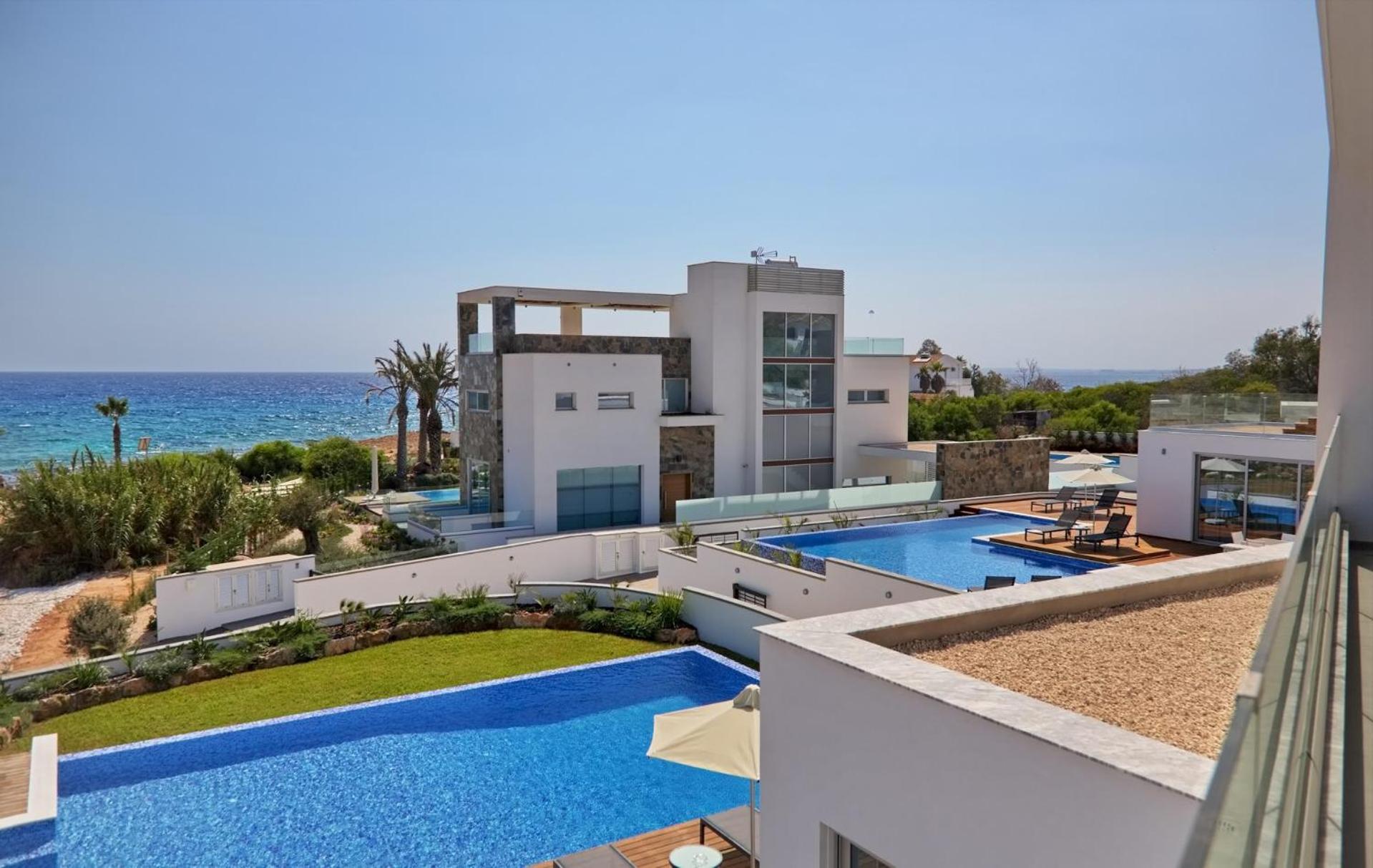 Beachfront Luxury Villa Idania Ayia Napa Exterior foto